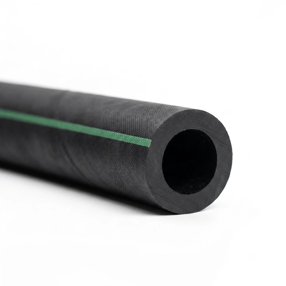 Gummi Pulsschlauch einfach 7 x 13 mm, grüner Streifen