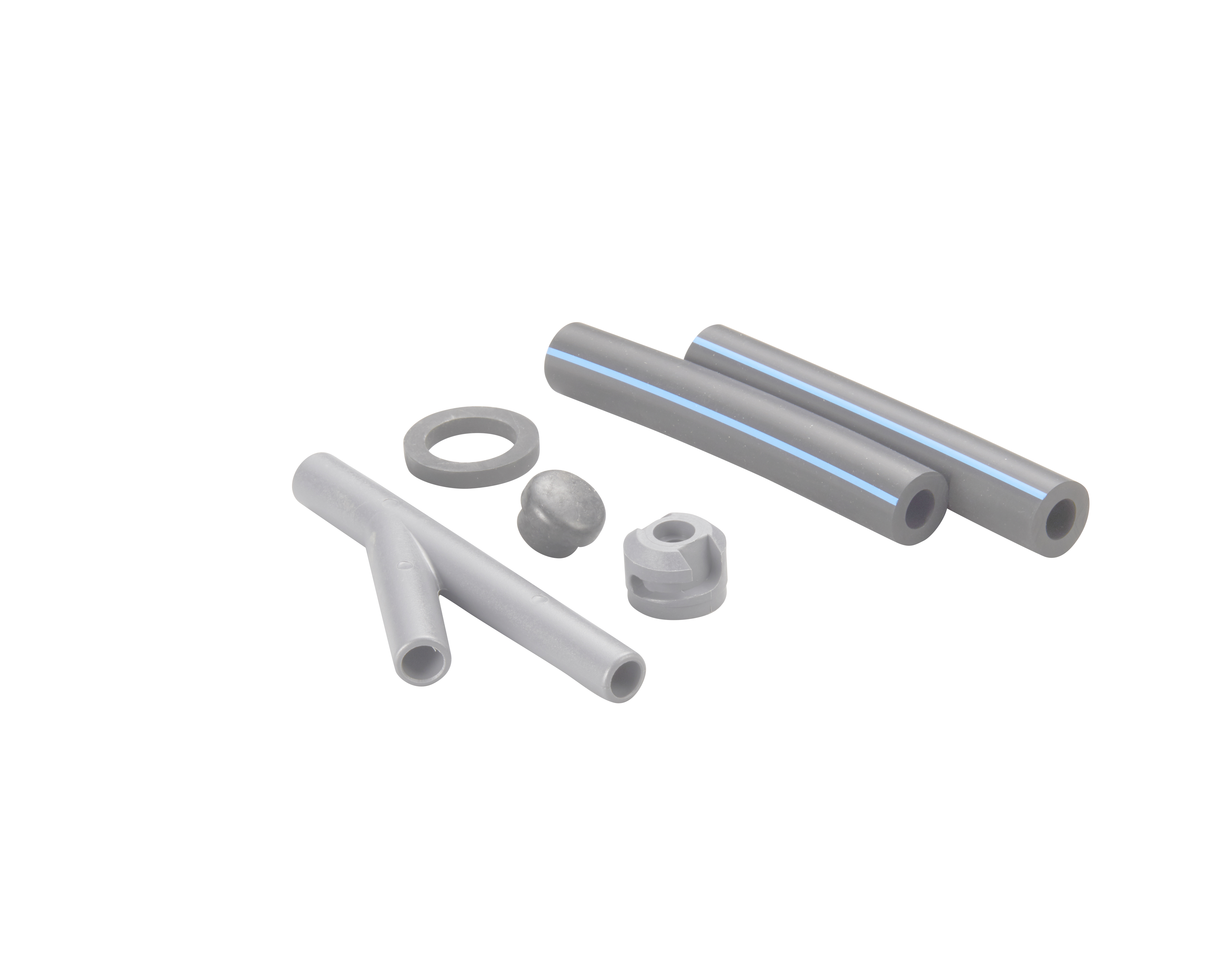 3409_WF Original GEA/Westfalia Kunststoff Y-Stück mit Rückschlagkugel u. Gummi