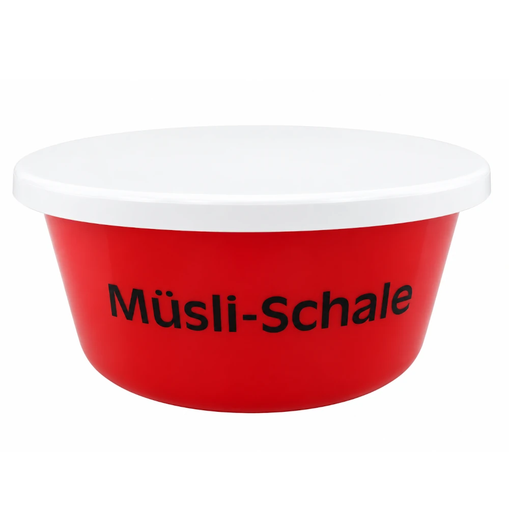 GEWA Box mit Deckel 5 Liter rot, Ø 31 x 13 cm