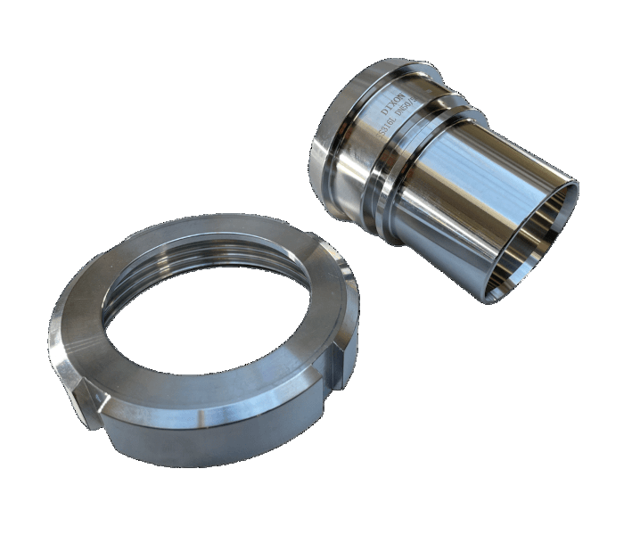 Schlauchstutzen Überwurfmutter für Milchtransportschlauch 50 mm