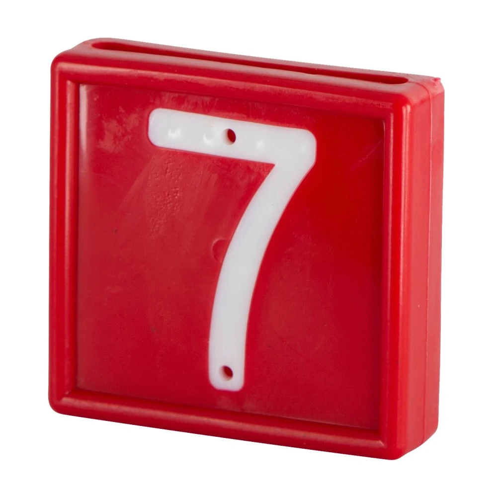 Nummernblock Nr 7 rot, 10er Pack Nummernblock Nr 7 rot, 10er Pack
