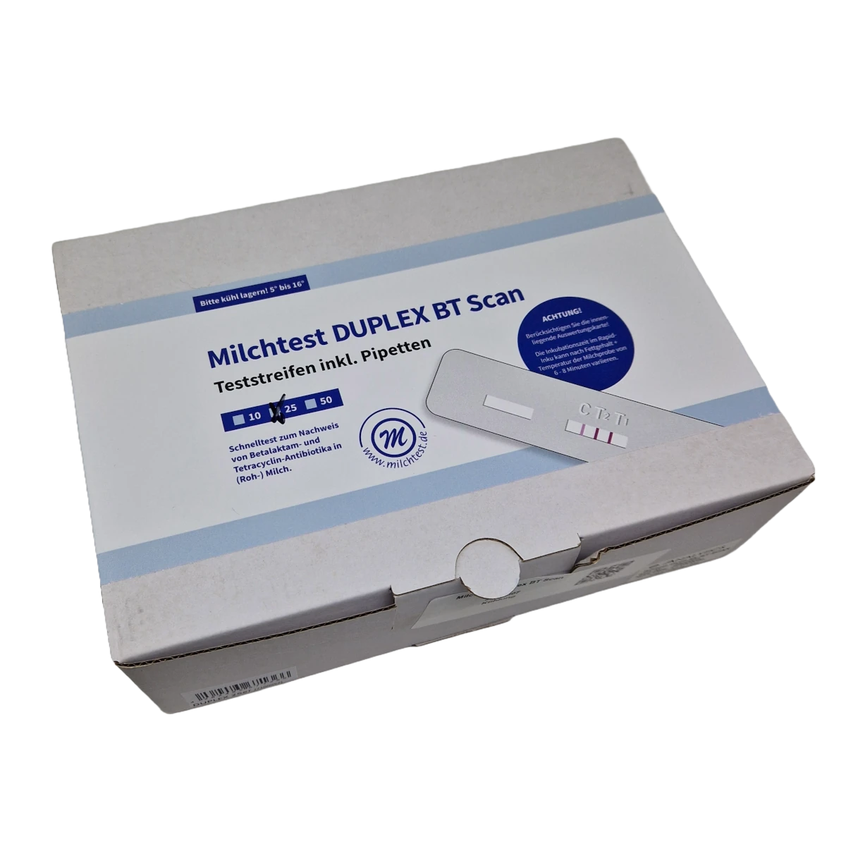 Milchtest DUPLEX BT Scan 25 Hemmstofftest