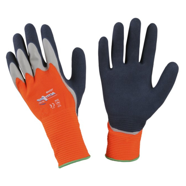 Handschuh ActivGrip XA325 Gr11 orange, doppelt Latex getaucht