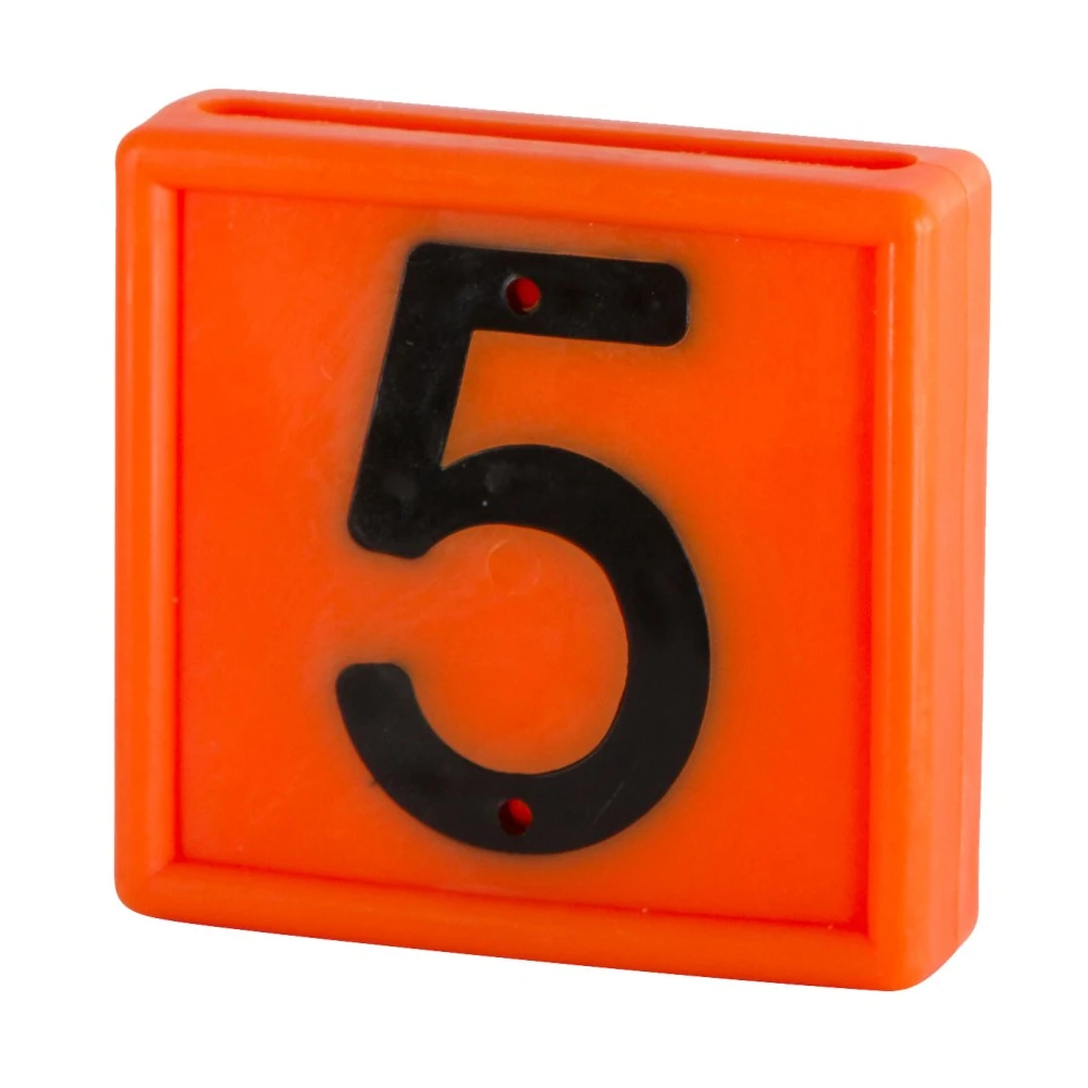 Nummernblock Nr 5 orange, 10er Pack Nummernblock Nr 5 orange, 10er Pack