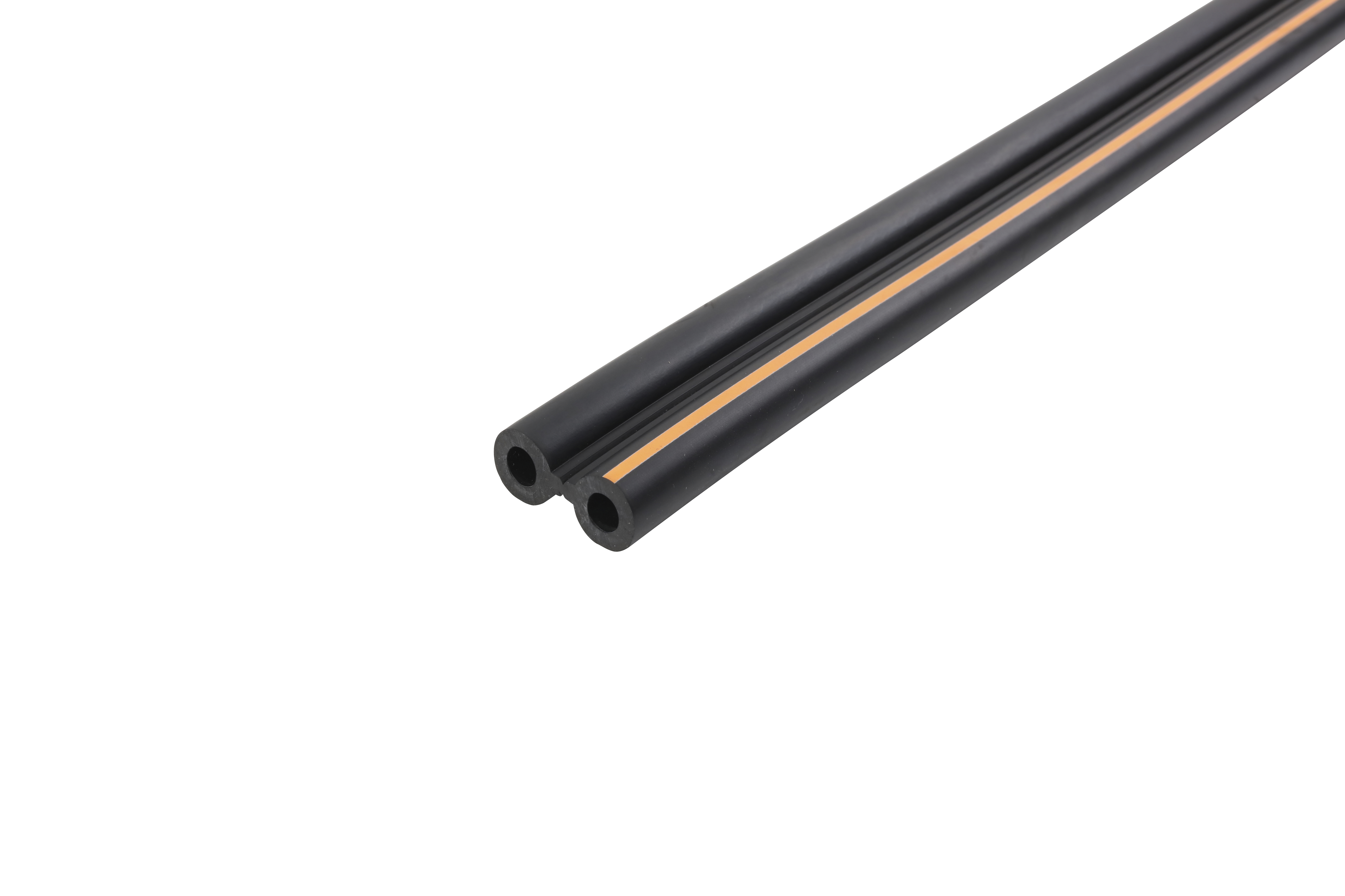 2077_0 Gummi Doppel Pulsschlauch passend DeLaval, 7x13mm, Modell kleiner Steg