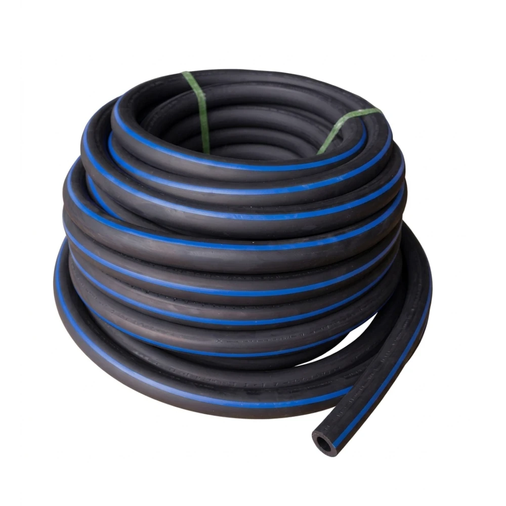 Gummi Milchschlauch 16 x 28 mm, blauer Streifen