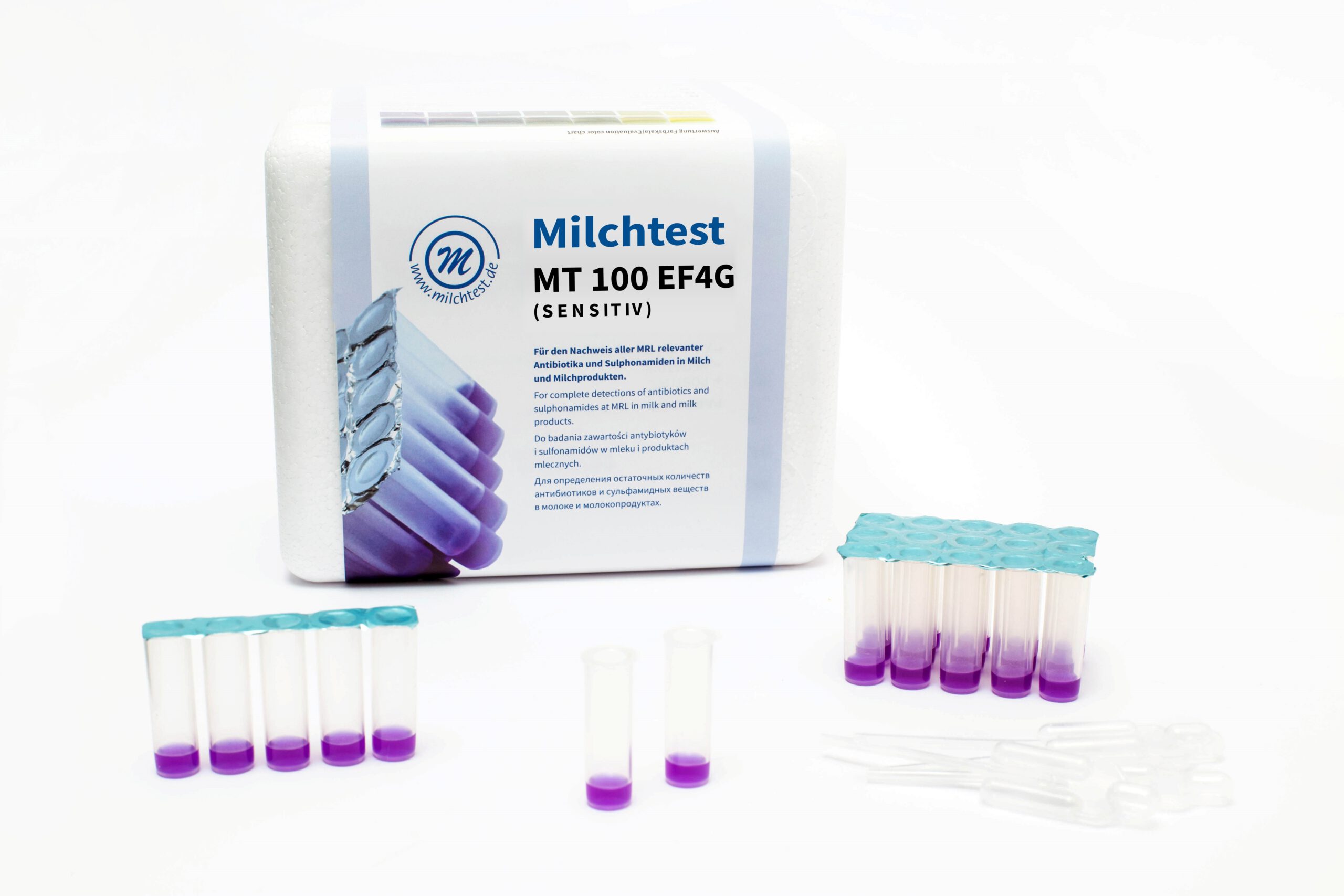 Milchtest MT 100 EF4G Sensitiv Milch Hemmstofftest Milchtest MT 100 EF4G Sensitiv Milch Hemmstofftest