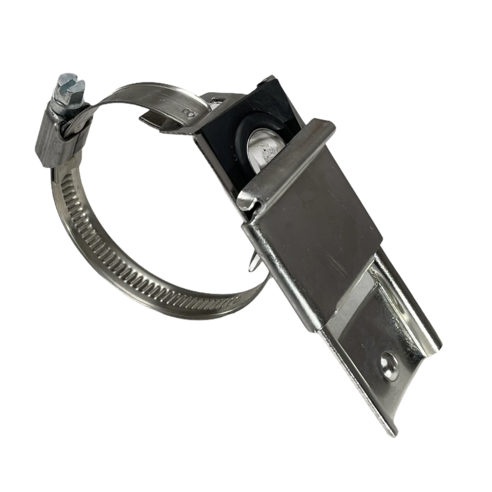 Edelstahl Milchschiebehahn 16 - 18 mm für Leitung 63 - 76 mm