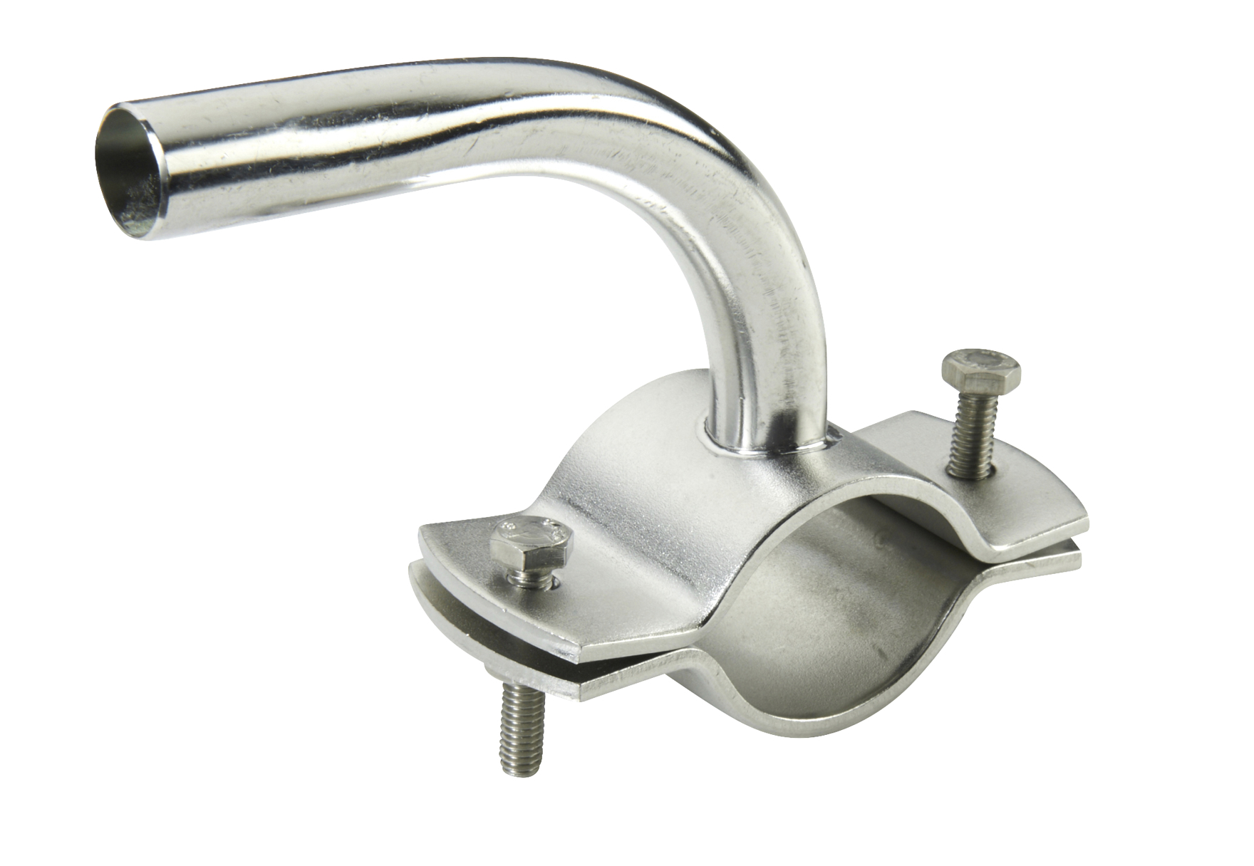 Edelstahl-Milchanschluss, 90° gebogen, 38-40/14-16mm