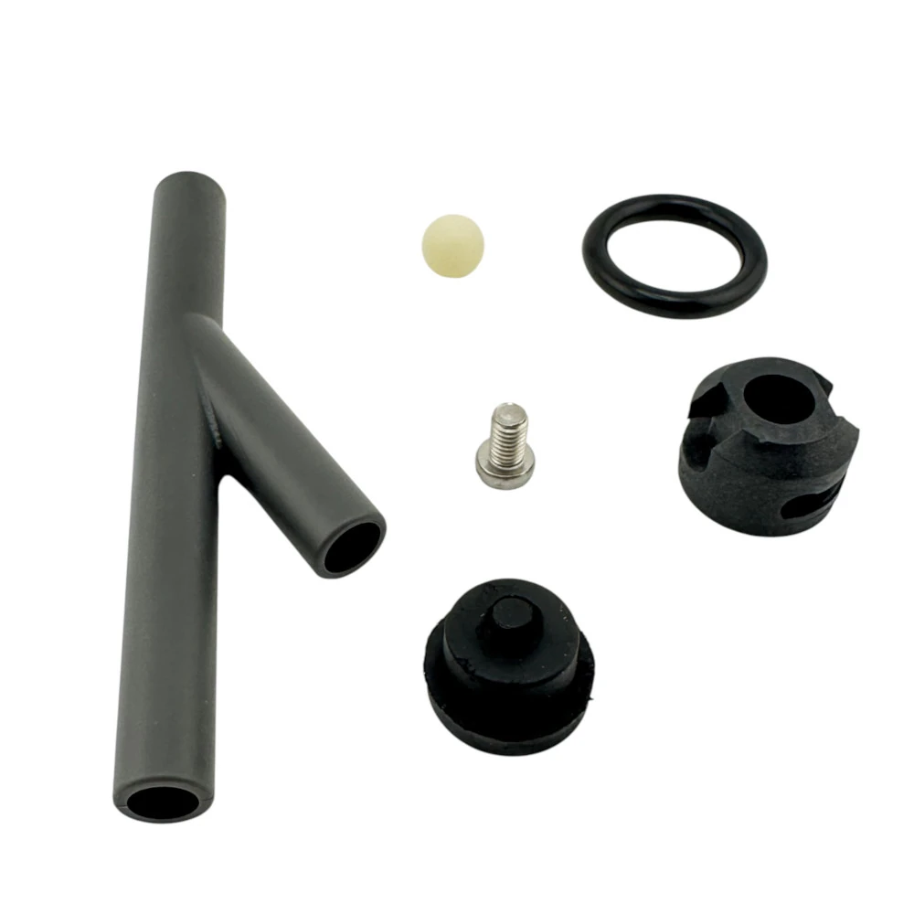 Kunststoff Y-Stück Set mit Rückschlagkugel, Gummi, Dichtung passend für Westfalia Deckel