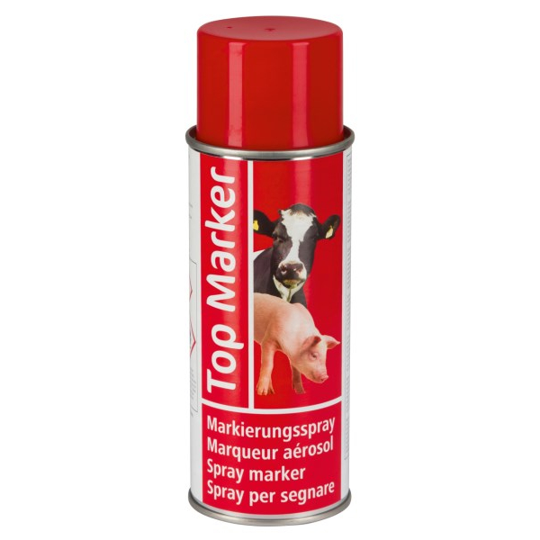 Viehzeichenspray 500 ml, rot, Top Marker