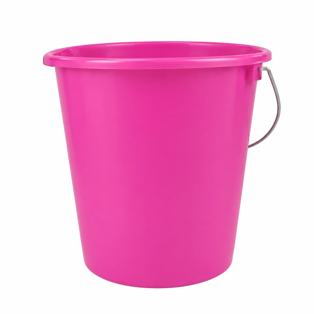 GEWA Eimer 5 Liter neonpink, Ø 22 x 20,5 cm