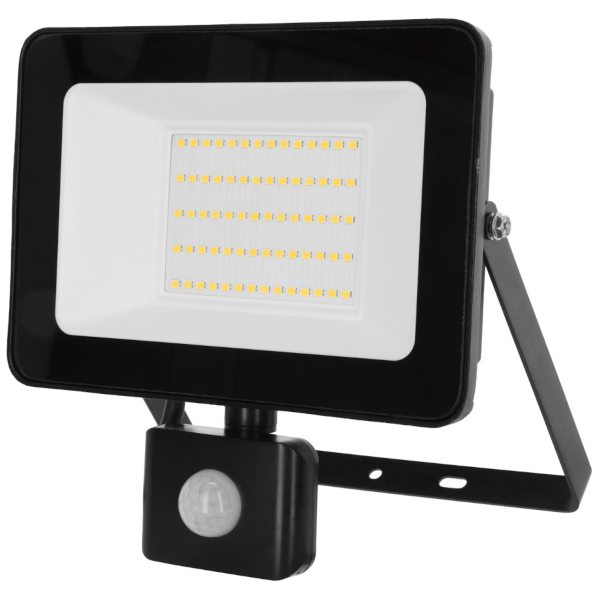 LED Außenstrahler 50 Watt / IP65, mit Bewegungsmelder