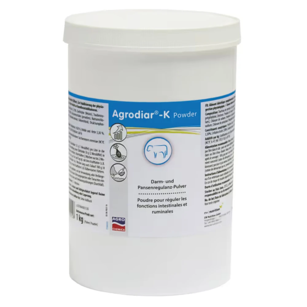 Agrodiar®-K Powder 1 kg Verdauungsregulierung für Kälber