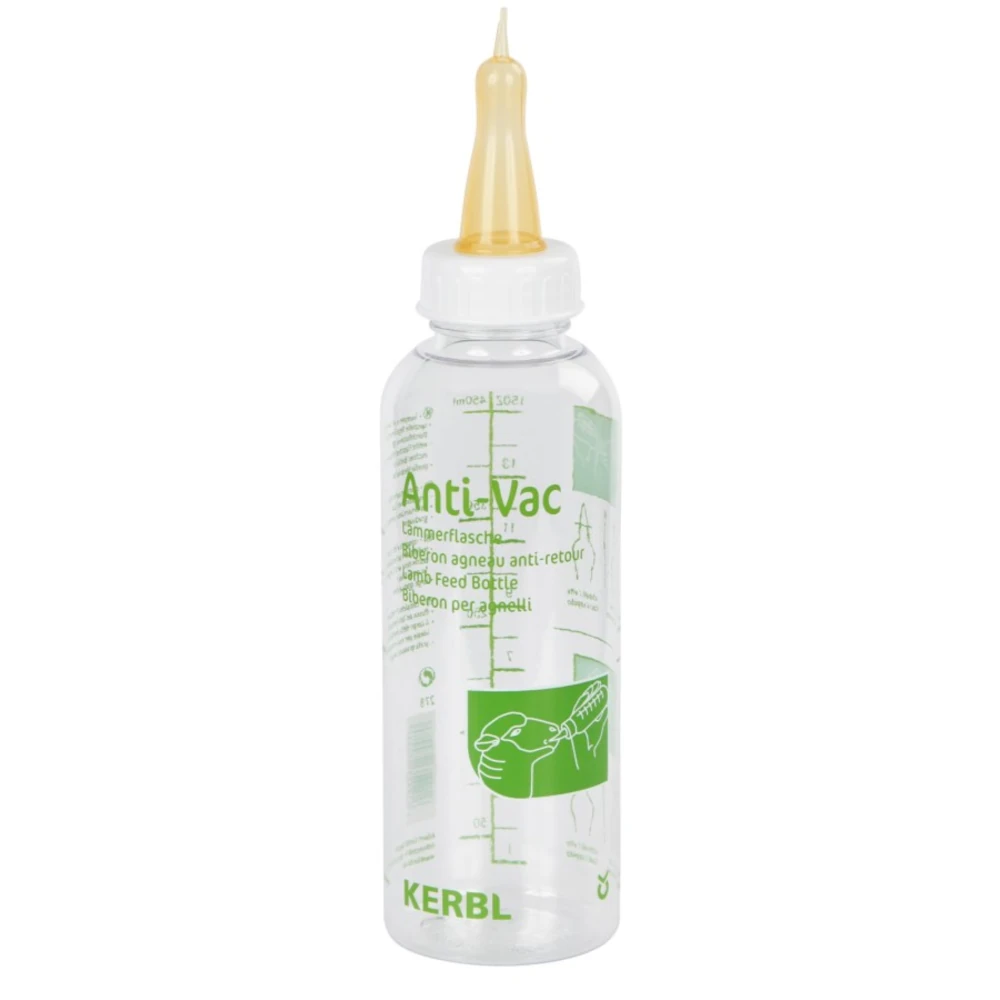 Plexiglas-Flasche ANTI-VAC, 450 ml Lämmerflasche