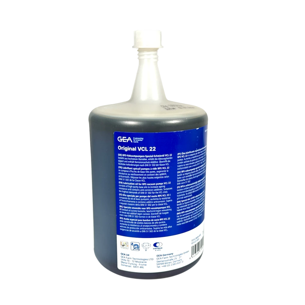 Original Gea Vakuumpumpenöl 1L VCL 22, 7315-0809-000
