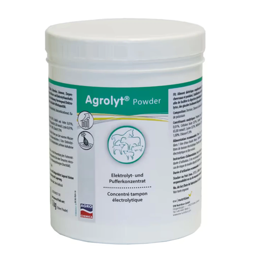 Agrolyt® Powder 1 kg Stabilisierung Elektrolythaushalbt bei Jungtieren