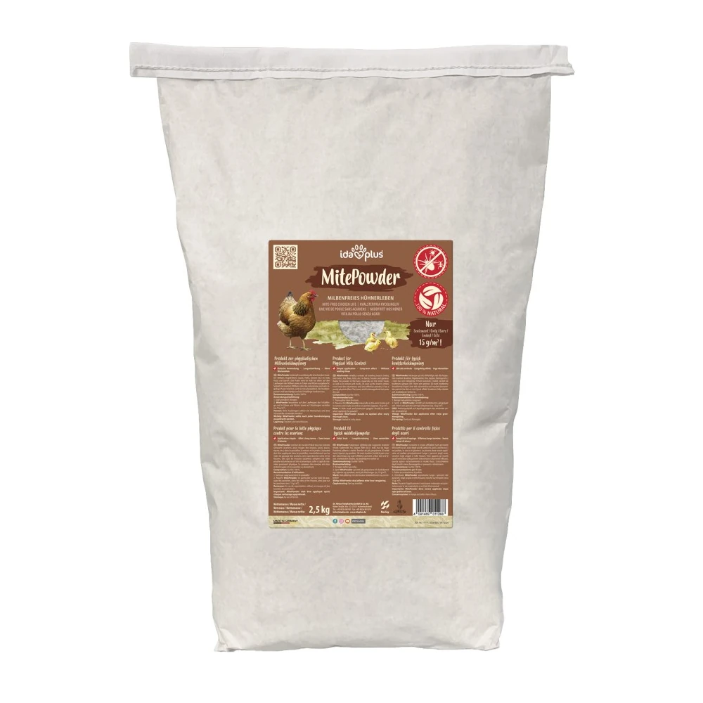 IdaPlus® Milbenpulver MitePowder 2,5 kg IdaPlus® Milbenpulver MitePowder 2,5 kg